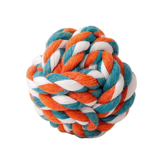 Bola de Corda Entrelaçada para Cão