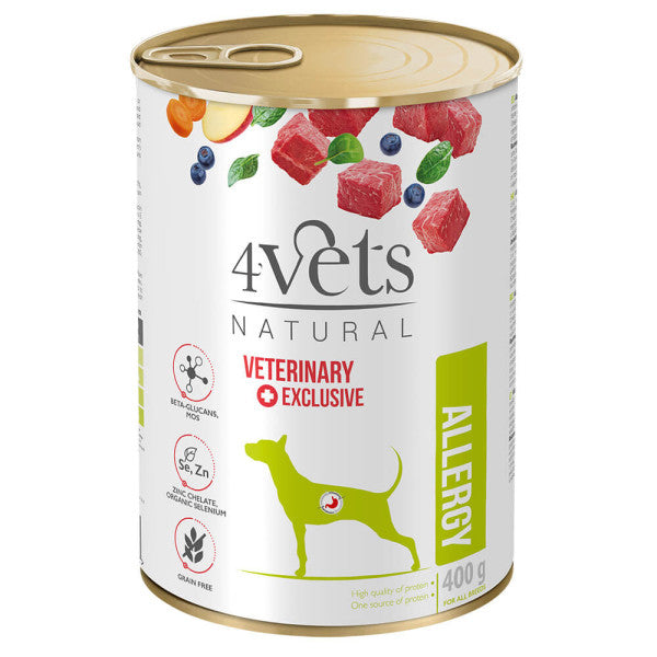 4VETS - Dieta Veterinária para Cão - Allergy
