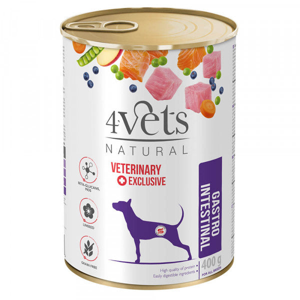 4VETS Dieta Veterinária para Cão - Gastro Intestinal