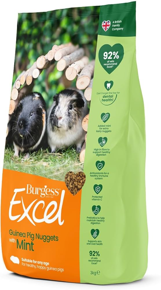Burgess Excel – Porquinho-da-Índia com Menta