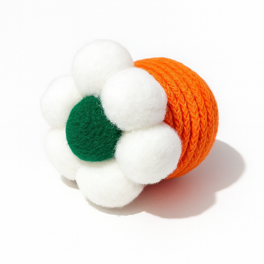 Brinquedo de Flor com Bola de Corda