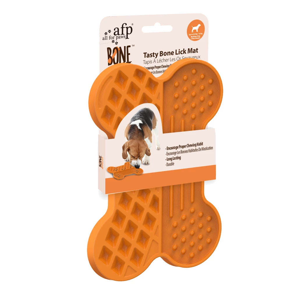 AFP Bone Appetit - Tapete Lick Mat para Cães Tasty Bone L