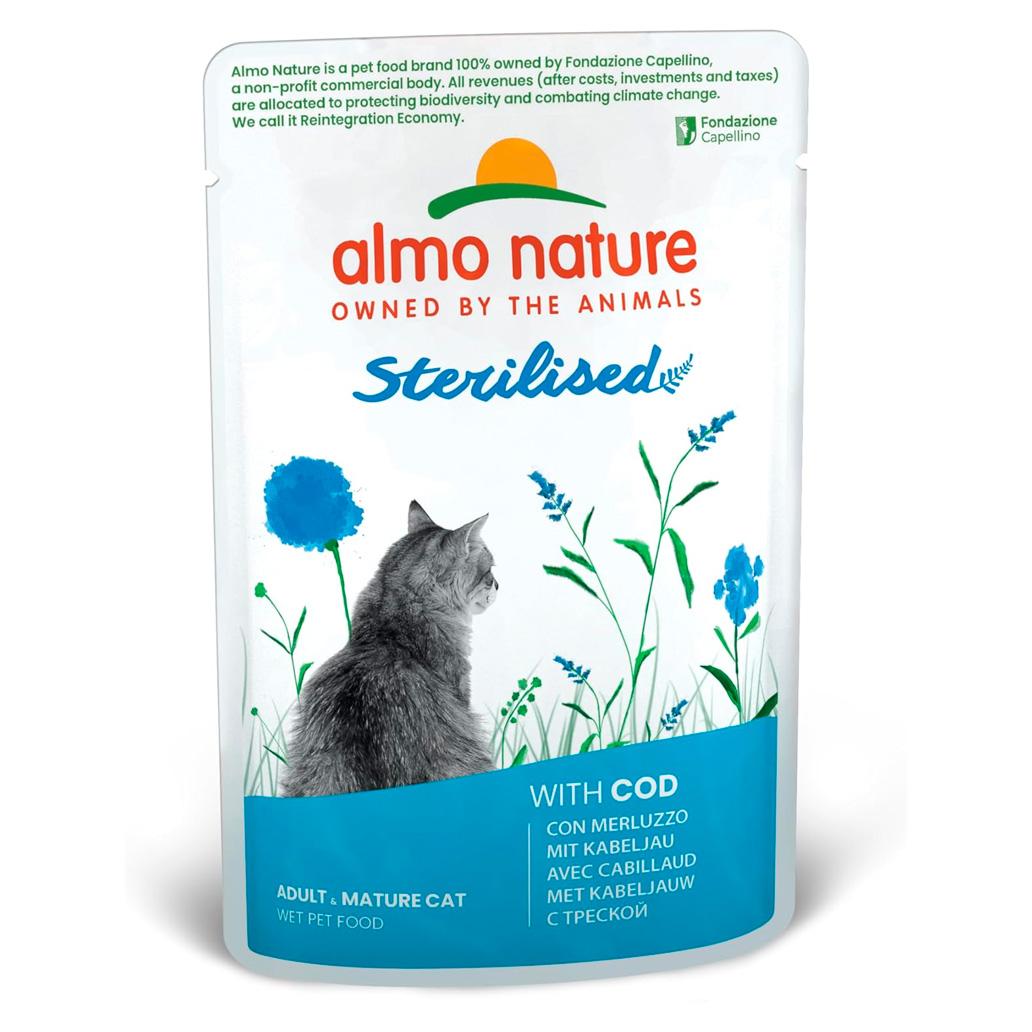 Almo Nature - Cat Functional Sterilised de Bacalhau