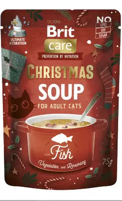 Brit Care Cat Christmas Fish Soup – Alimento Húmido Complementar para Gato