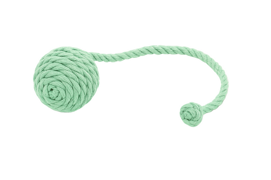 Brinquedo de Corda com Bola e Nó para Gato