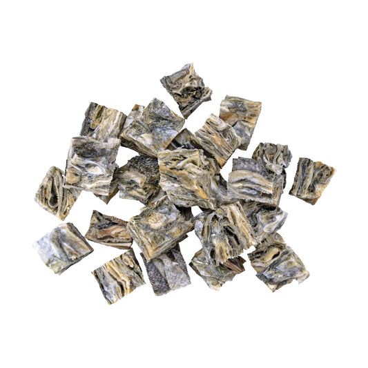 Braaaf Seafood - Cubos de Pele de Salmão para Cão