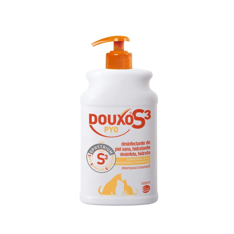 DOUXO S3 Pyo - Champô Desinfetante para Cães e Gatos