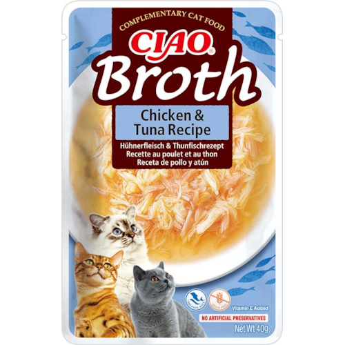 Ciao Broth Churu - Sopa de Frango e Atum para Gatos