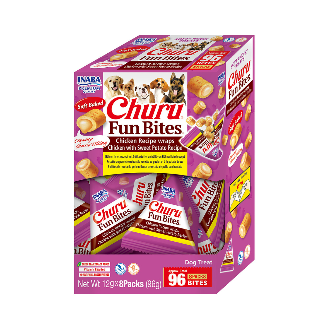 Churu Dog Fun Bites - Frango e Batata Doce