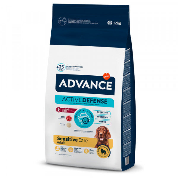 Advance Sensitive Cão Adulto - Borrego e arroz