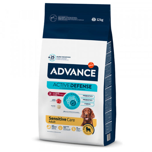 Advance Sensitive Cão Adulto - Borrego e arroz