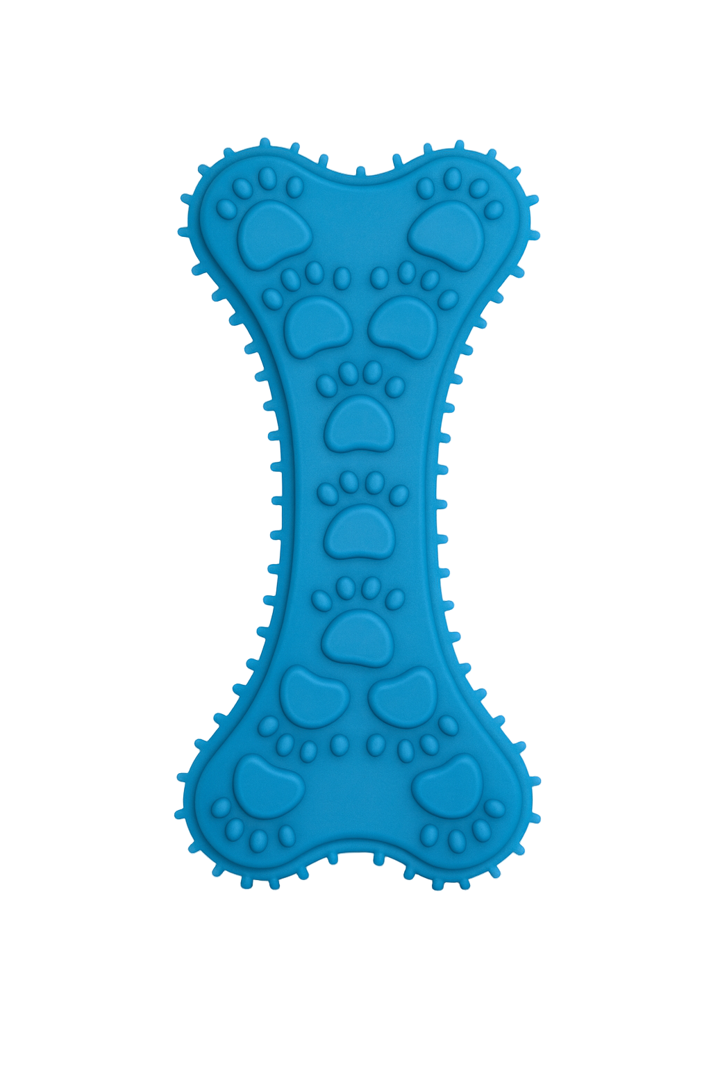 Mordedor em Forma de Osso com Textura de Patas
