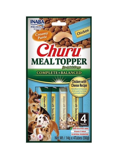 Churu - Meal Topper para Cão de Frango com Queijo