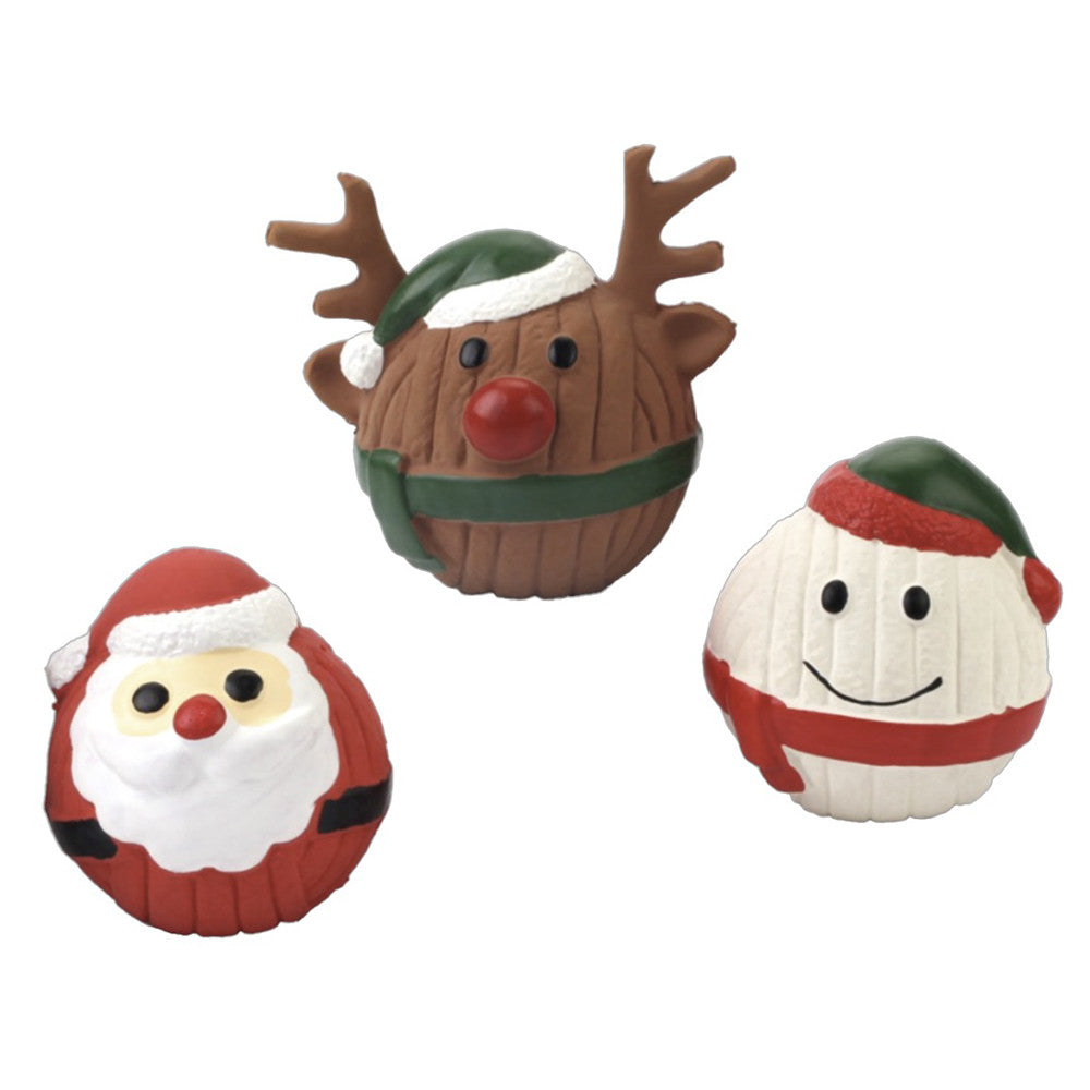 Ferribiella - Figuras de Natal de Borracha Rugosa para Cães