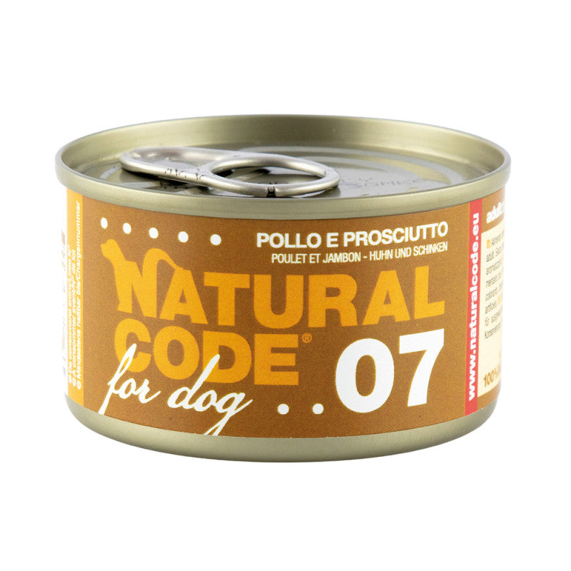 Natural Code 07 Frango e Presunto | Alimento Húmido para Cão