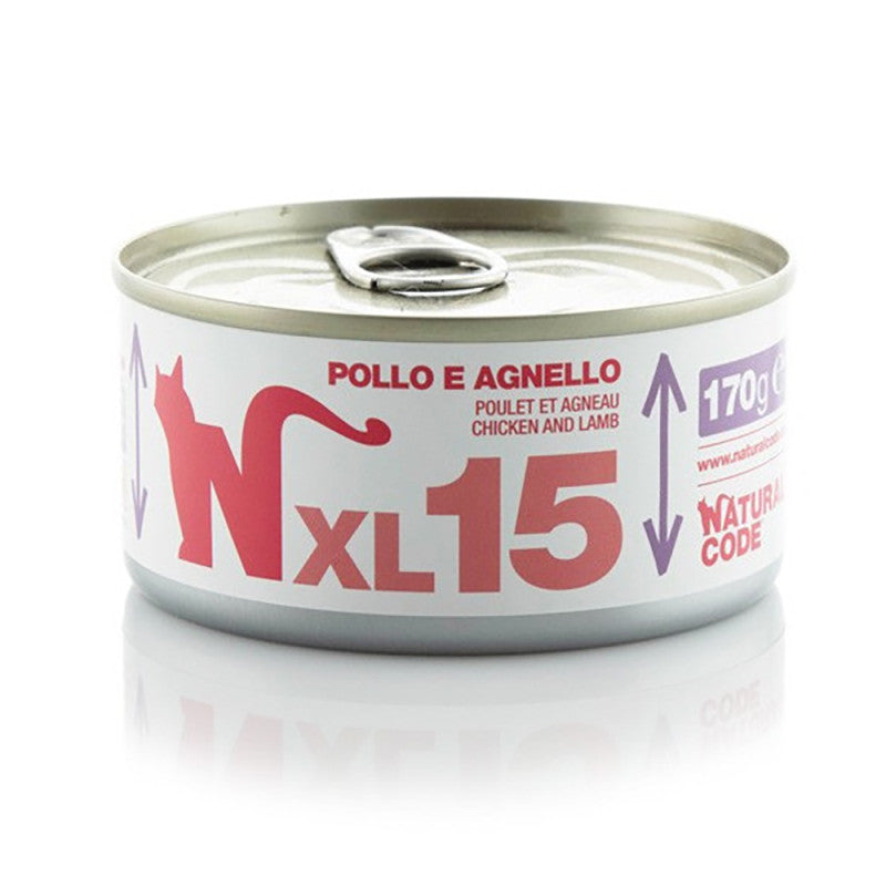 Natural Code XL15 - Frango e Borrego para Gato