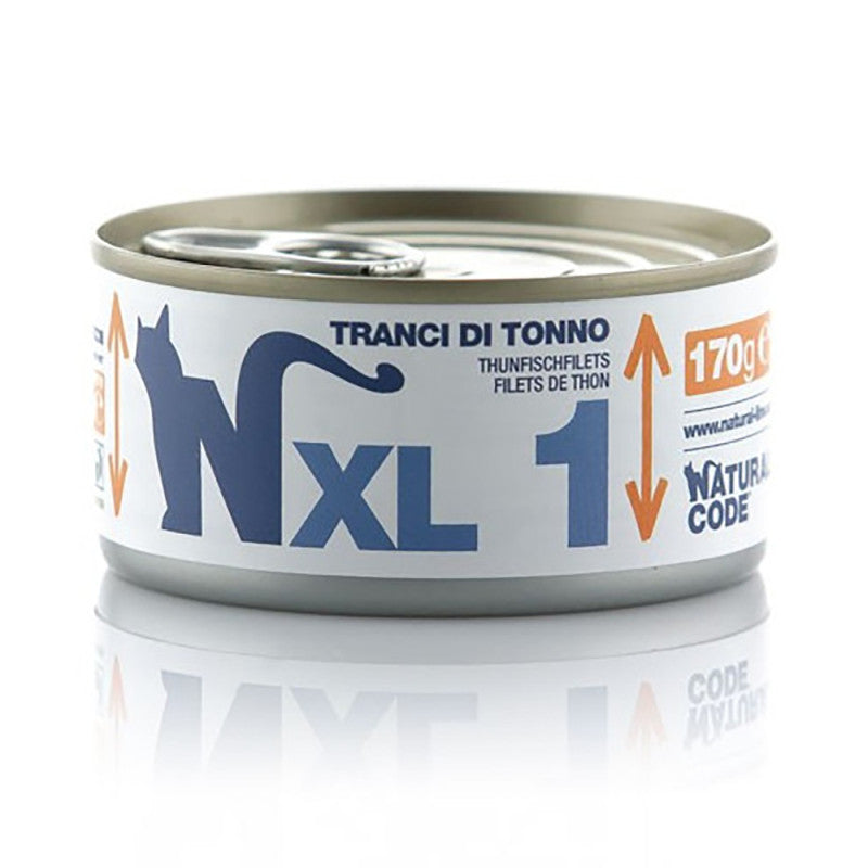 Natural Code XL1 - Alimento Húmido para Gato Atum em Fatias