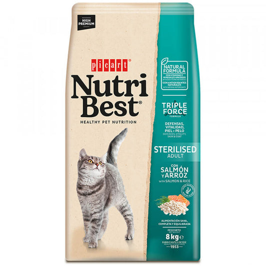 Nutribest Esterilizado Salmão e Arroz