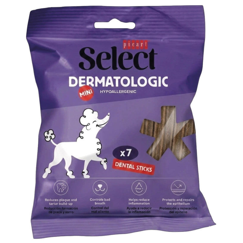 Picart Select - Snack Dental Funcional para Cão Mini Dermatológico e Hipoalergénico