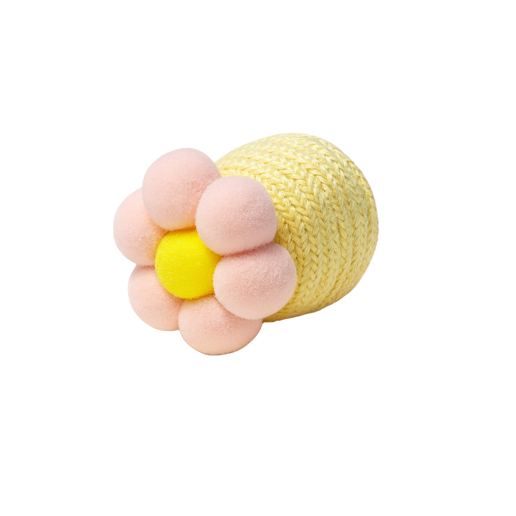 Brinquedo de Flor com Bola de Corda