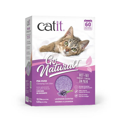 Catit Go Natural - Areia Aglomerante de Casca de Ervilha para Gatos