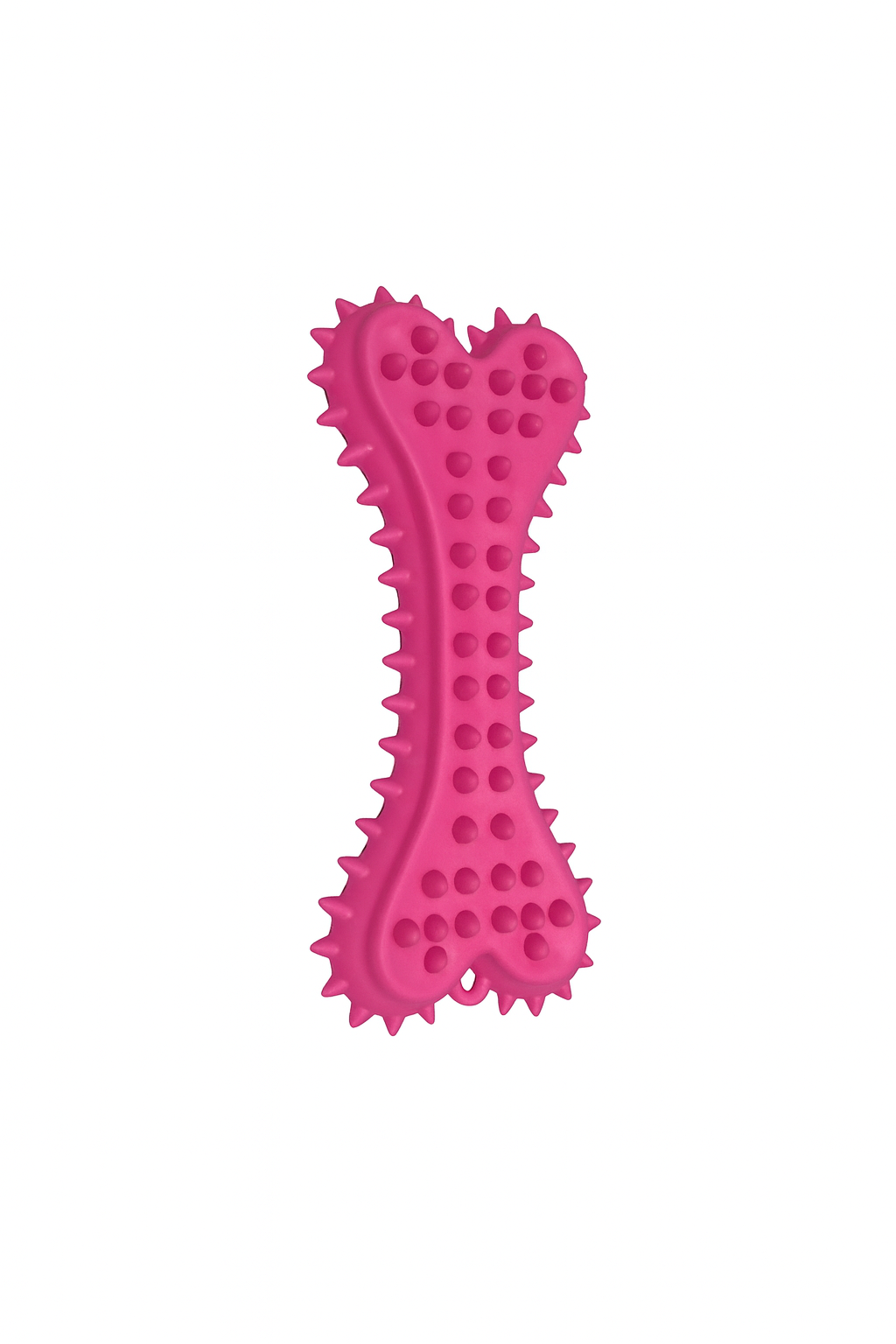 Brinquedo Osso Mordedor de Borracha com Textura