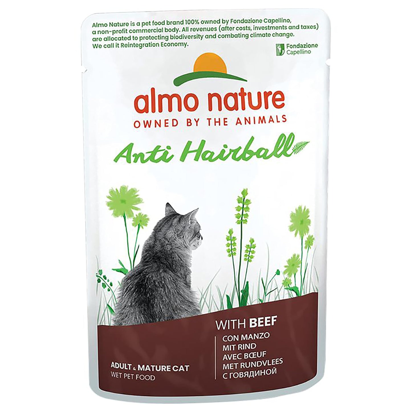 Almo Nature - Cat Functional Anti-Hairball de Vaca