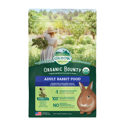 Oxbow Organic Bounty - Ração Biológica para Coelho Adulto