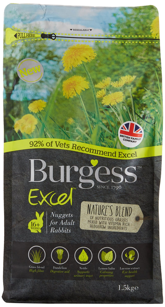 Burgess Excel – Nature’s Blend Coelho Adulto