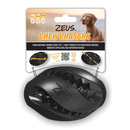 Zeus ChewChasers - Bola de Rugby Dispensadora de Snacks 12,5 cm