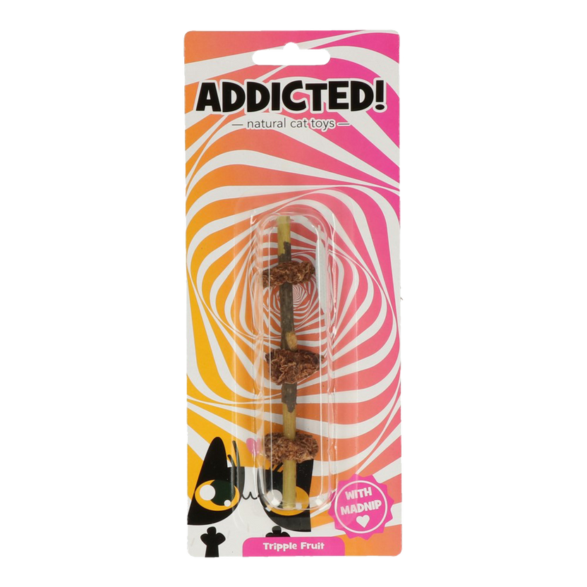 Addicted! Triple Fruit - Brinquedo com Madnip para Gatos