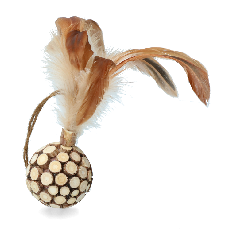 Addicted! Ball with Feathers - Brinquedo com Madnip para Gatos