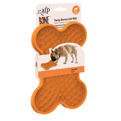 AFP Bone Appetit - Tapete Lick Mat para Cães Tasty Bone S