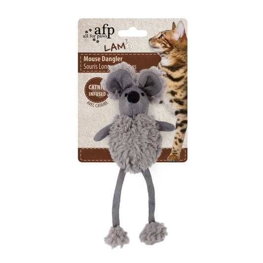 AFP Lambswool Mouse Dangler - Brinquedo com Catnip para Gatos