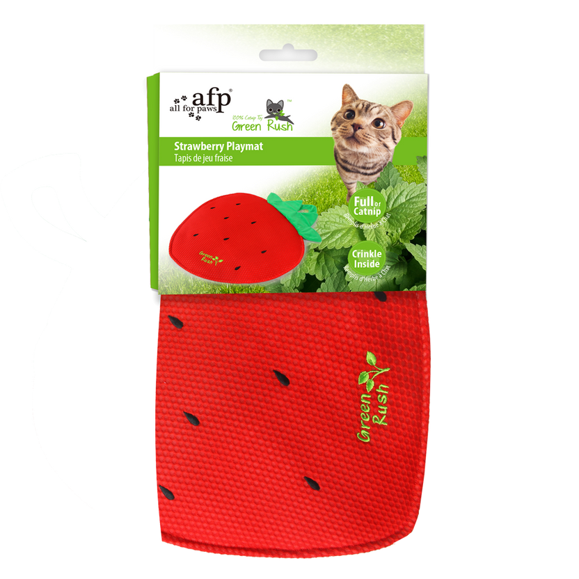 AFP Green Rush Play Mat - Tapete de Brincar com Catnip para Gatos