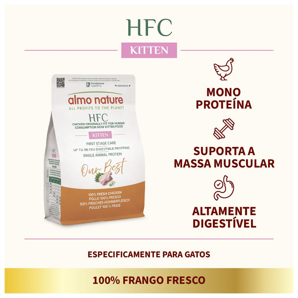 Almo Nature HFC Our Best Kitten Frango - Ração para Gatinho