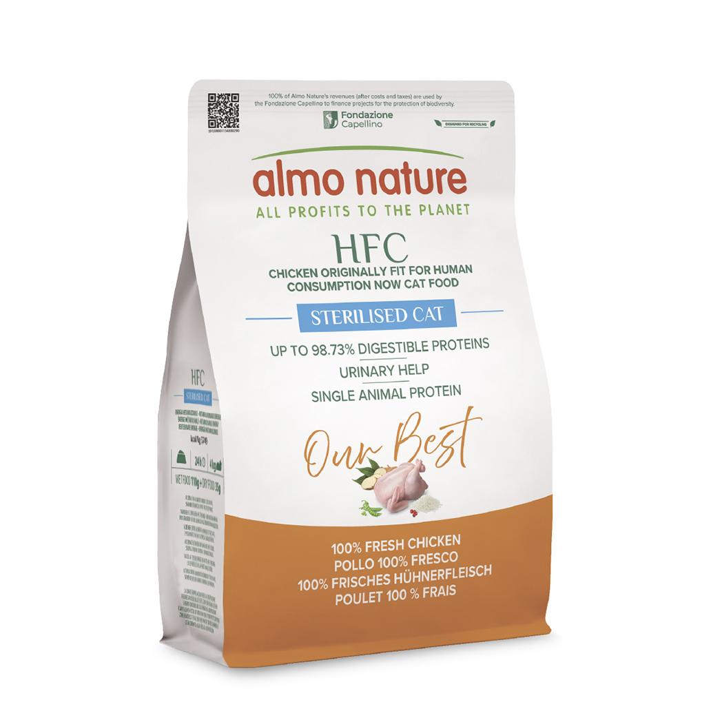 Almo Nature HFC Our Best Cat Sterilized Frango - Ração para Gato Esterilizado
