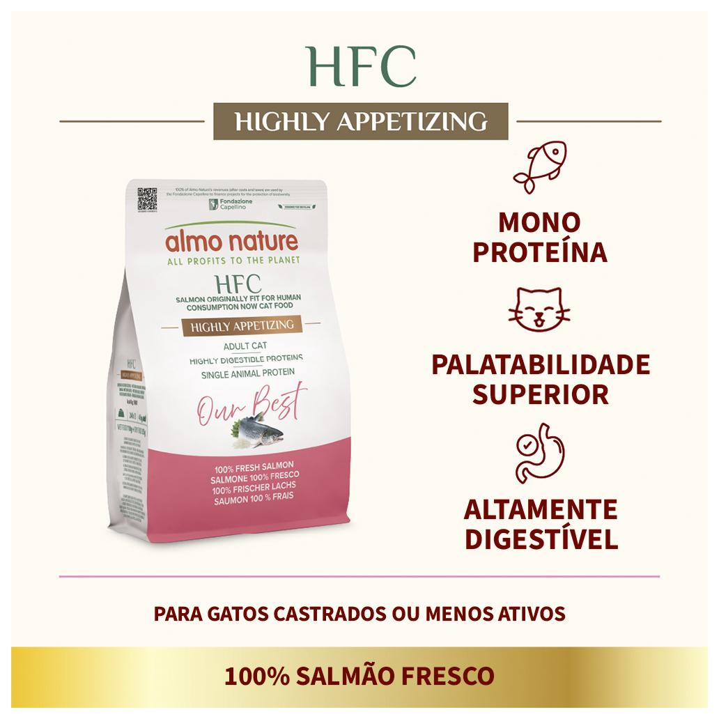 Almo Nature HFC Our Best Cat Salmão - Ração para Gato