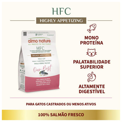 Almo Nature HFC Our Best Cat Salmão - Ração para Gato