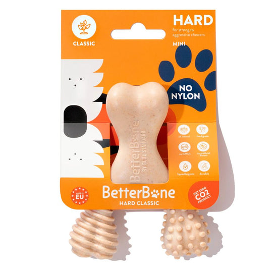 BetterBone - Brinquedo de Roer Natural para Cães Duro Classic