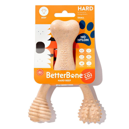 BetterBone - Brinquedo de Roer Natural para Cães Duro Beef