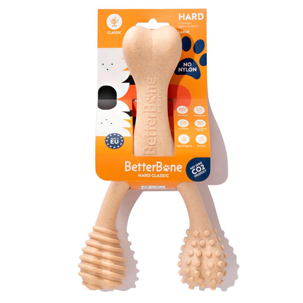 BetterBone - Brinquedo de Roer Natural para Cães Duro Classic