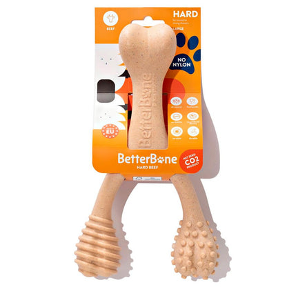 BetterBone - Brinquedo de Roer Natural para Cães Duro Beef