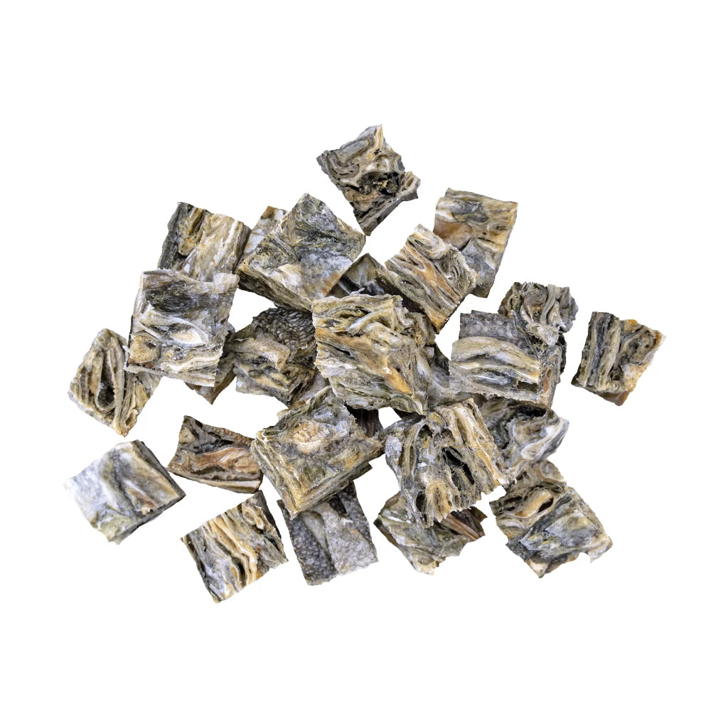 Braaaf Seafood - Cubos de Pele de Salmão para Cão