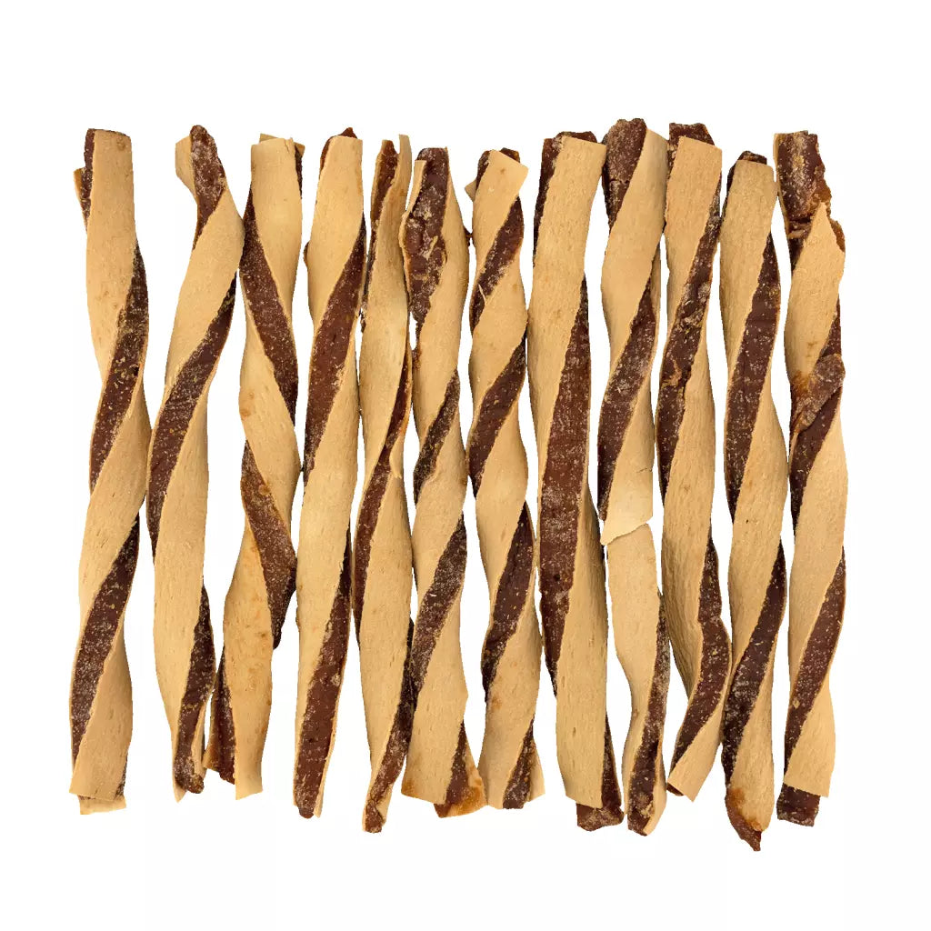 Braaaf Soft Snack Twisted Sandwich - Frango e Peixe para Cão