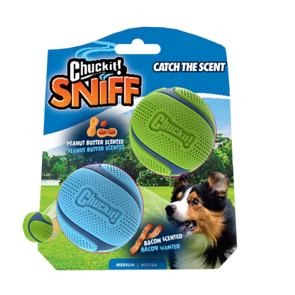 Chuckit! - Sniff Fetch Ball Bacon & Peanut Butter