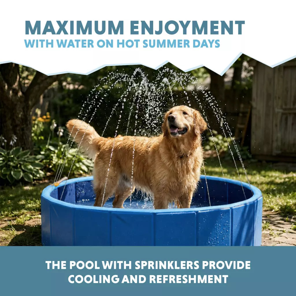 Coolpets - Splash Sprinkler Pool para Cão