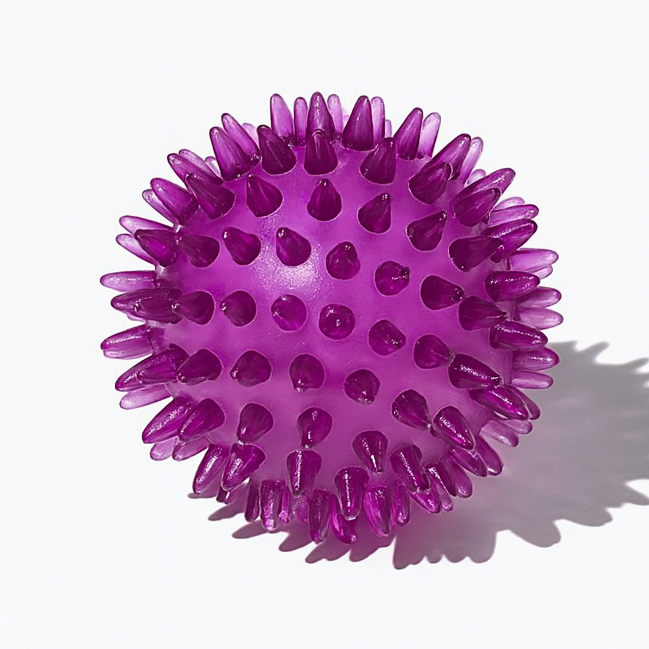 Bola com Espinhos Flexível para Cão e Gato