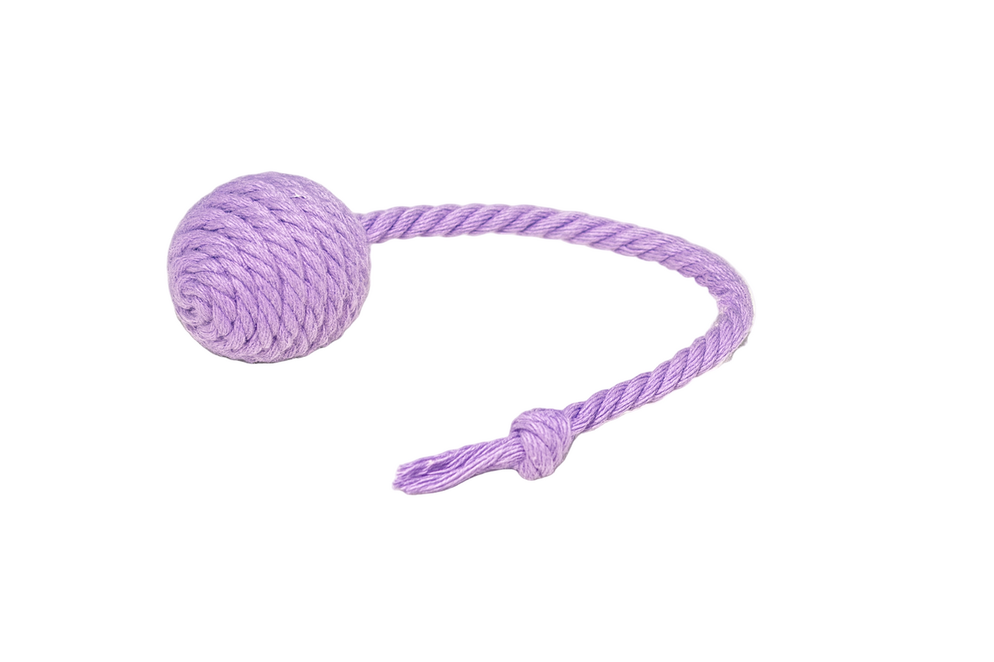 Brinquedo de Corda com Bola e Nó para Gato