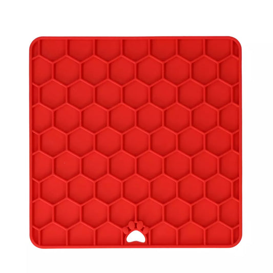 Eat Slow Live Longer - Tapete de Lamber Honeycomb para Cão e Gato